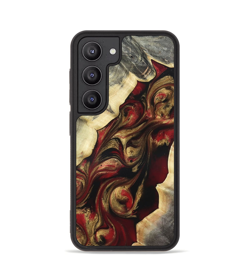 Galaxy S23 Wood Phone Case - Carrol (Red, 822116)