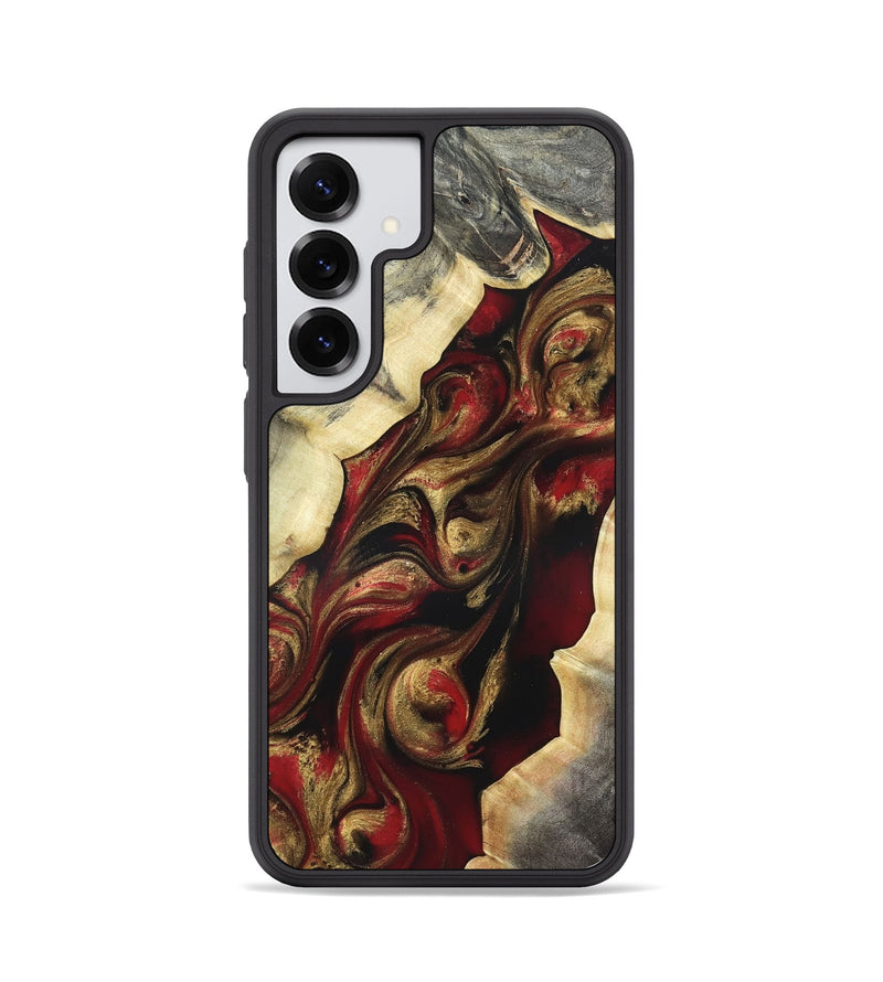 Galaxy S25 Wood Phone Case - Carrol (Red, 822116)