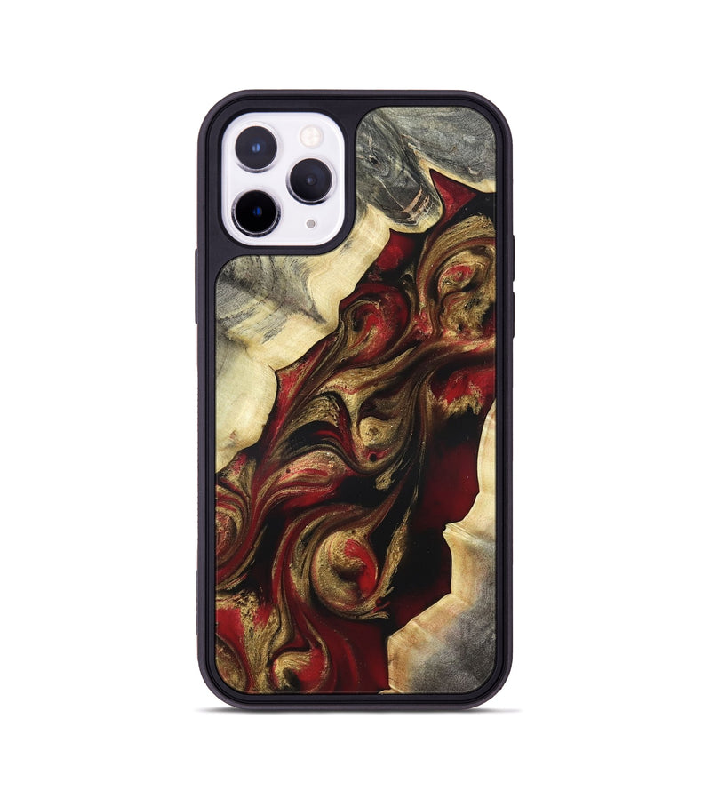 iPhone 11 Pro Wood Phone Case - Carrol (Red, 822116)
