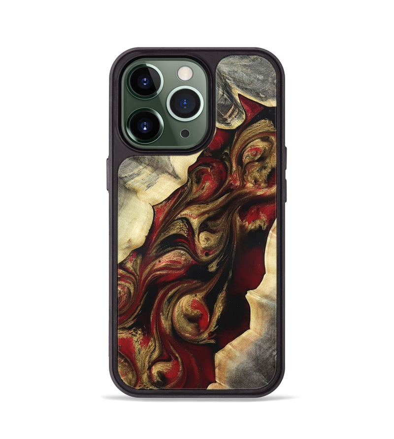 iPhone 13 Pro Wood Phone Case - Carrol (Red, 822116)