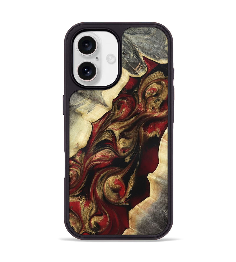 iPhone 17 Wood Phone Case - Carrol (Red, 822116)