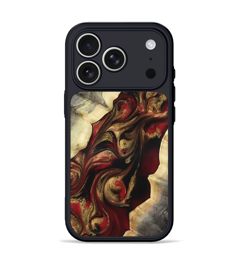 iPhone 17 Pro Wood Phone Case - Carrol (Red, 822116)