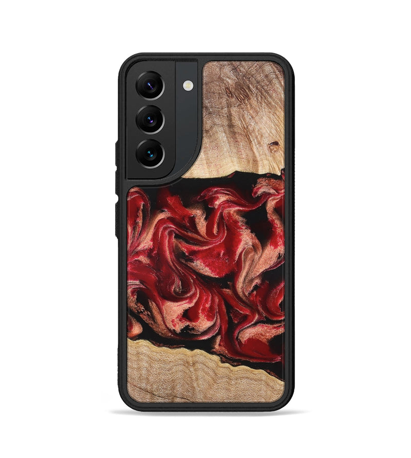 Galaxy S22 Wood Phone Case - Dolly (Red, 822117)