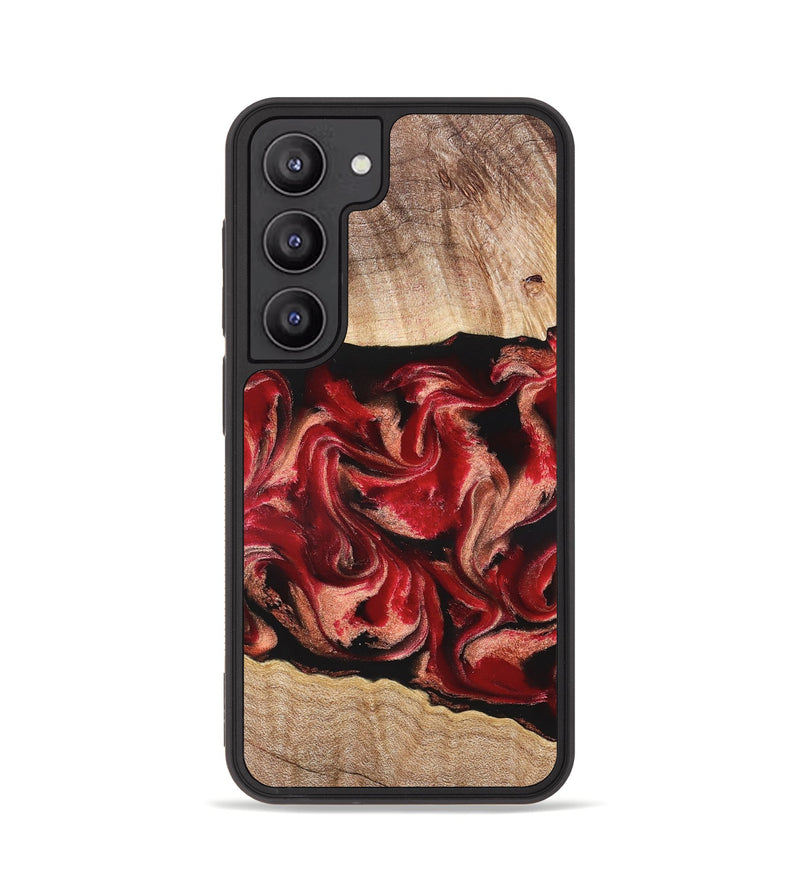 Galaxy S23 Wood Phone Case - Dolly (Red, 822117)