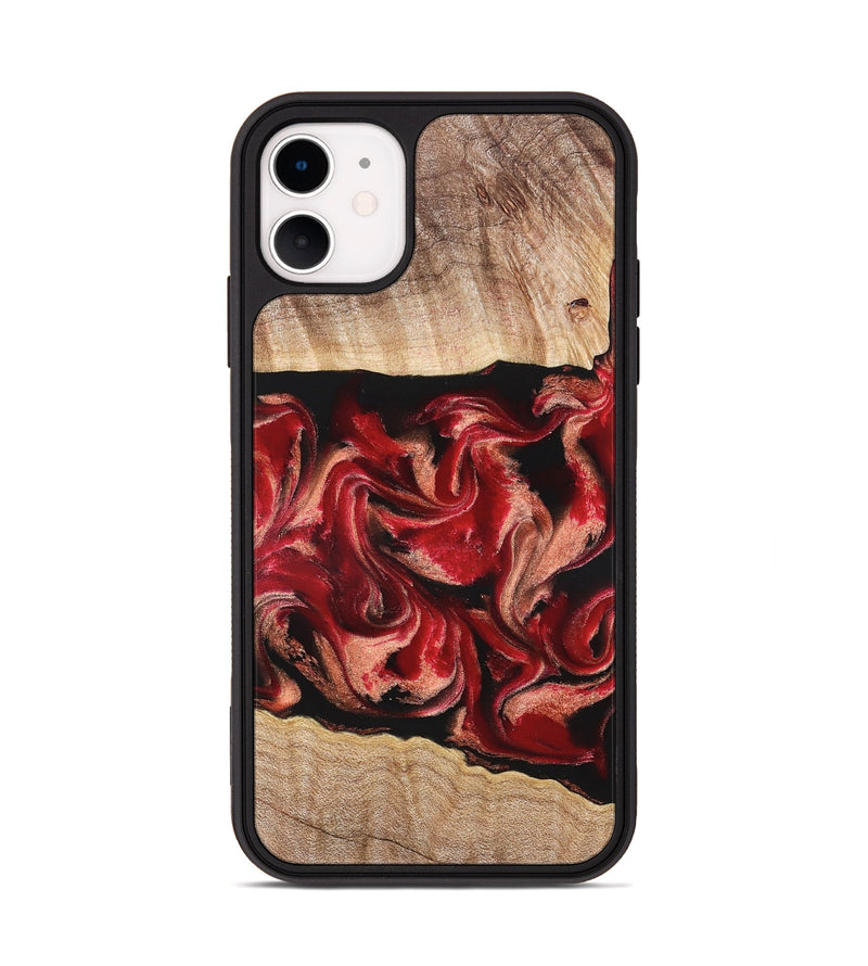 iPhone 11 Wood Phone Case - Dolly (Red, 822117)