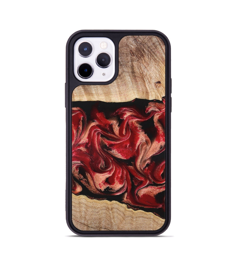 iPhone 11 Pro Wood Phone Case - Dolly (Red, 822117)