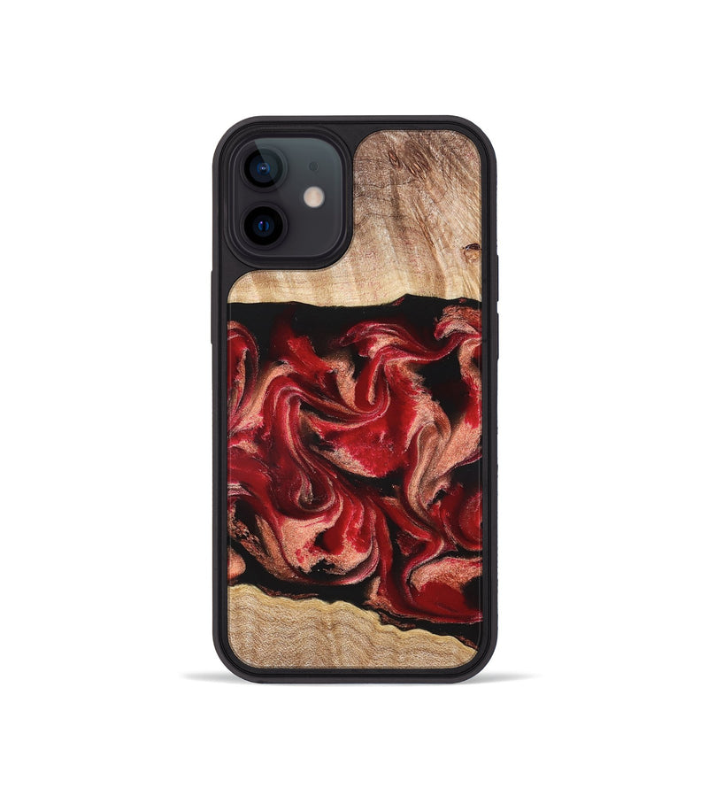 iPhone 12 mini Wood Phone Case - Dolly (Red, 822117)