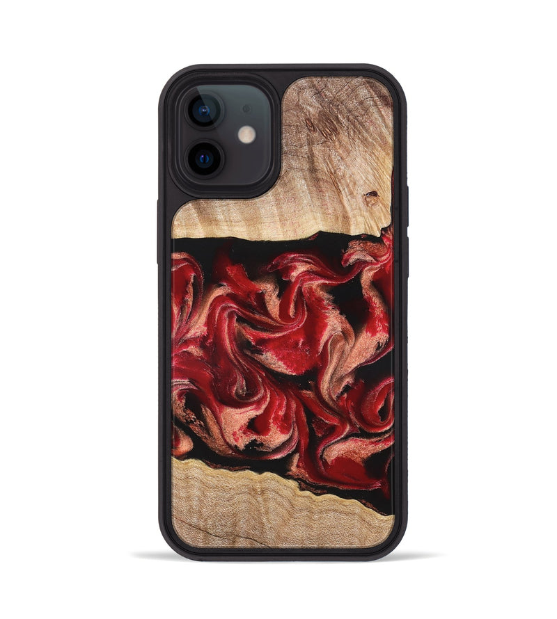 iPhone 12 Wood Phone Case - Dolly (Red, 822117)