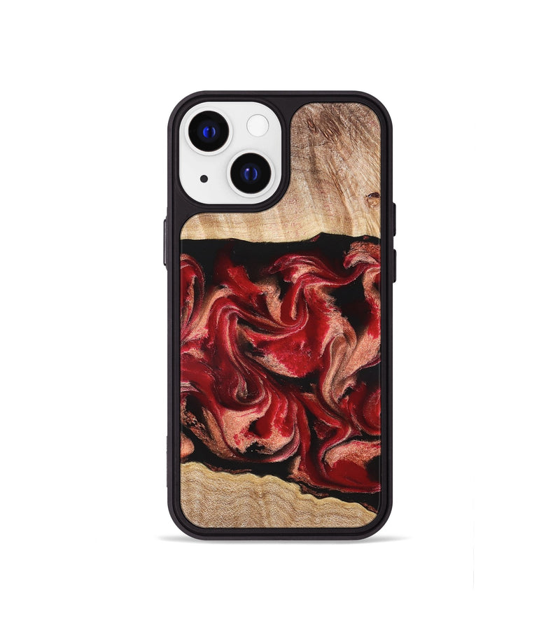 iPhone 13 mini Wood Phone Case - Dolly (Red, 822117)