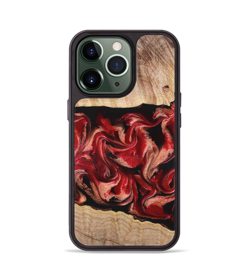 iPhone 13 Pro Wood Phone Case - Dolly (Red, 822117)