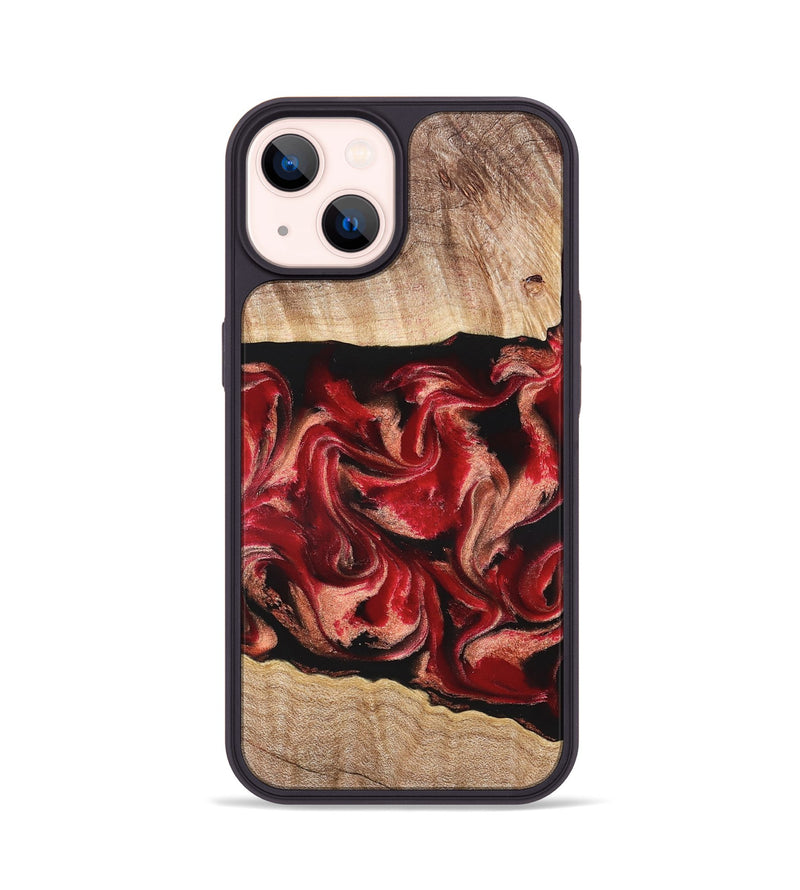 iPhone 14 Wood Phone Case - Dolly (Red, 822117)