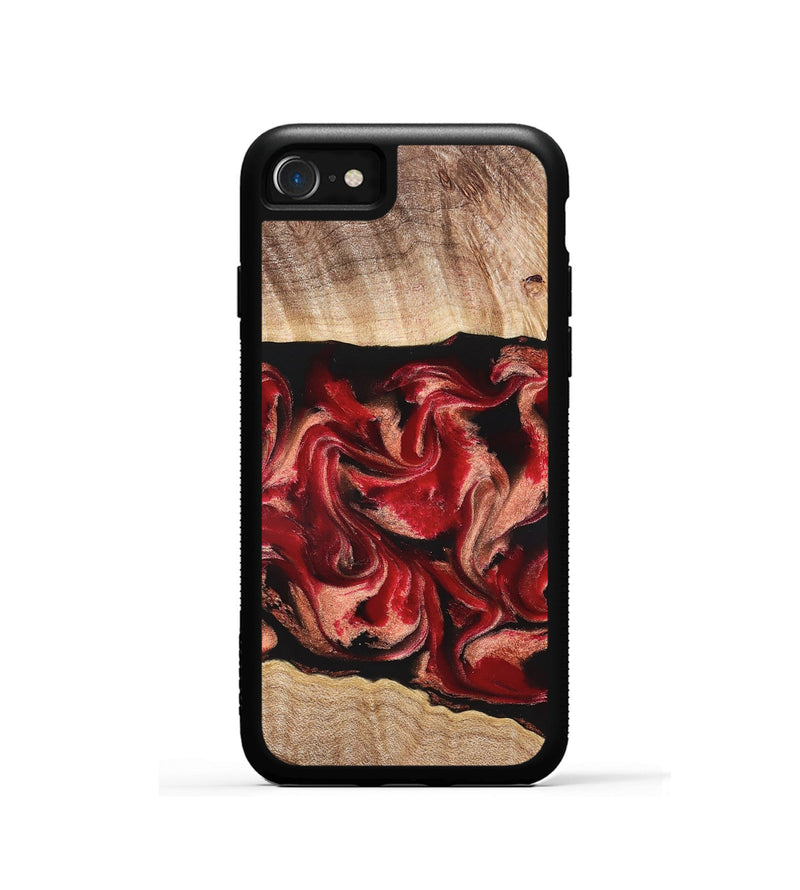 iPhone SE Wood Phone Case - Dolly (Red, 822117)