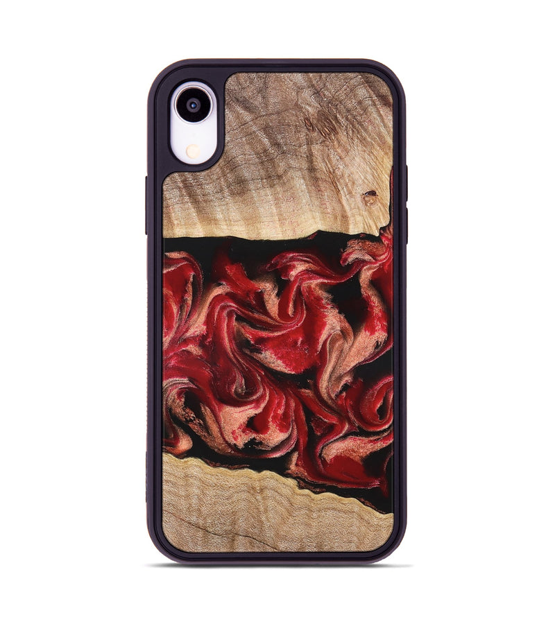 iPhone Xr Wood Phone Case - Dolly (Red, 822117)