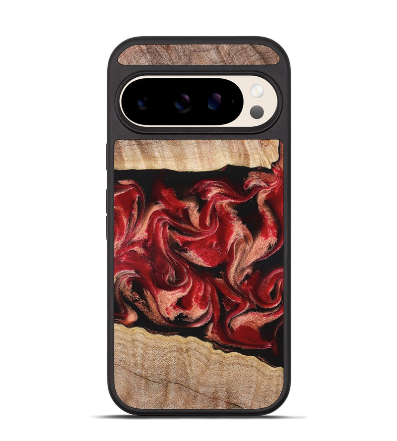 Pixel 10 Wood Phone Case - Dolly (Red, 822117)