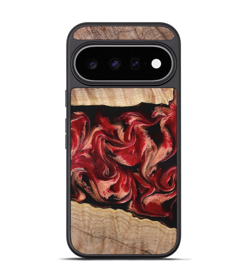 Pixel 11 Pro Wood Phone Case - Dolly (Red, 822117)