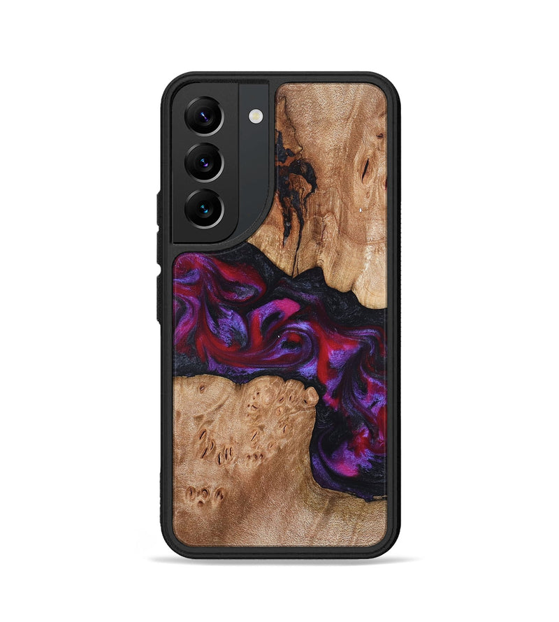 Galaxy S22 Wood Phone Case - Beryl (Red, 822118)