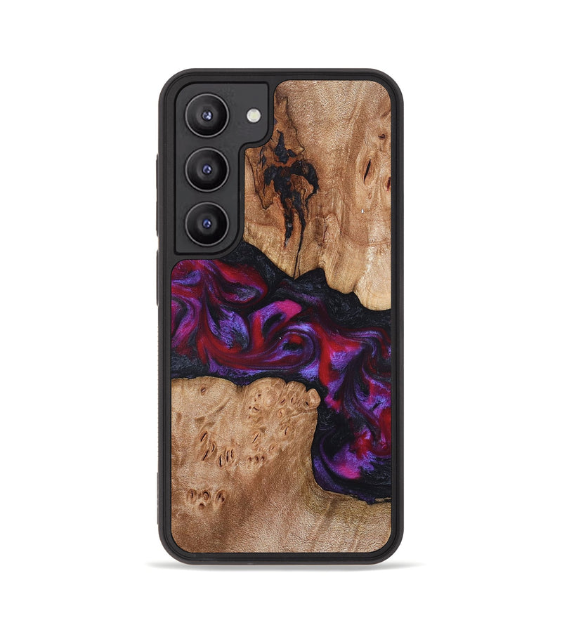 Galaxy S23 Wood Phone Case - Beryl (Red, 822118)