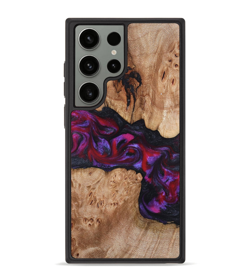 Galaxy S23 Ultra Wood Phone Case - Beryl (Red, 822118)
