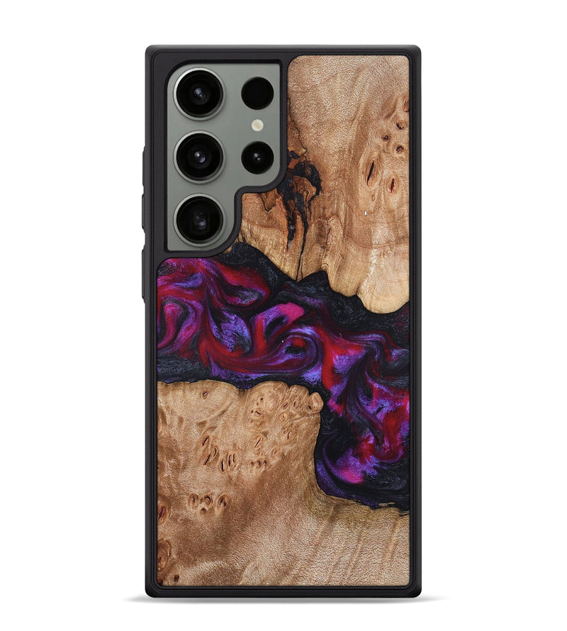 Galaxy S24 Ultra Wood Phone Case - Beryl (Red, 822118)