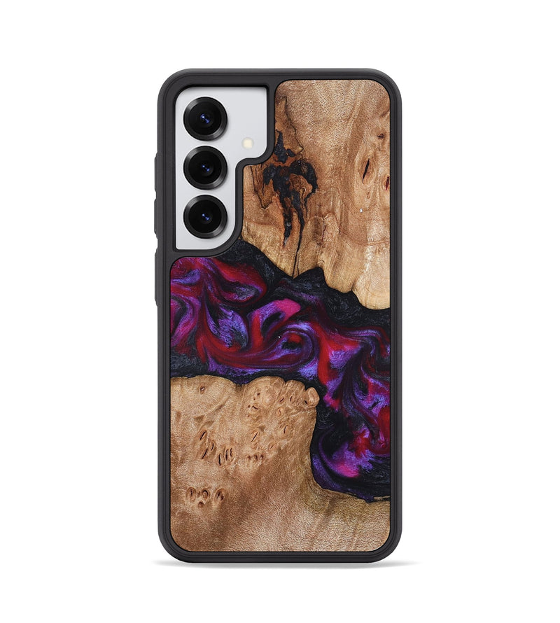 Galaxy S25 Wood Phone Case - Beryl (Red, 822118)