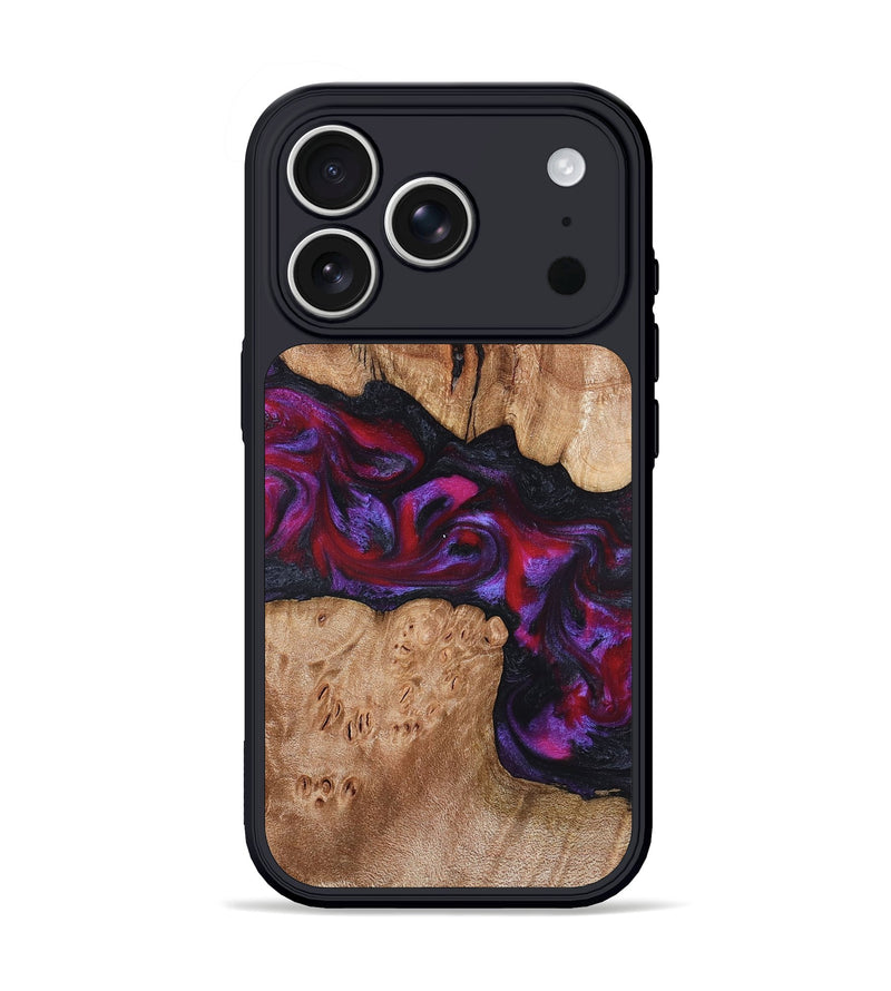 iPhone 17 Pro Wood Phone Case - Beryl (Red, 822118)