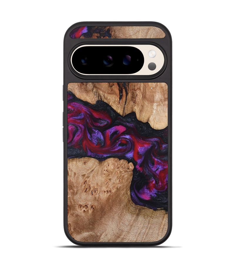 Pixel 10 Wood Phone Case - Beryl (Red, 822118)