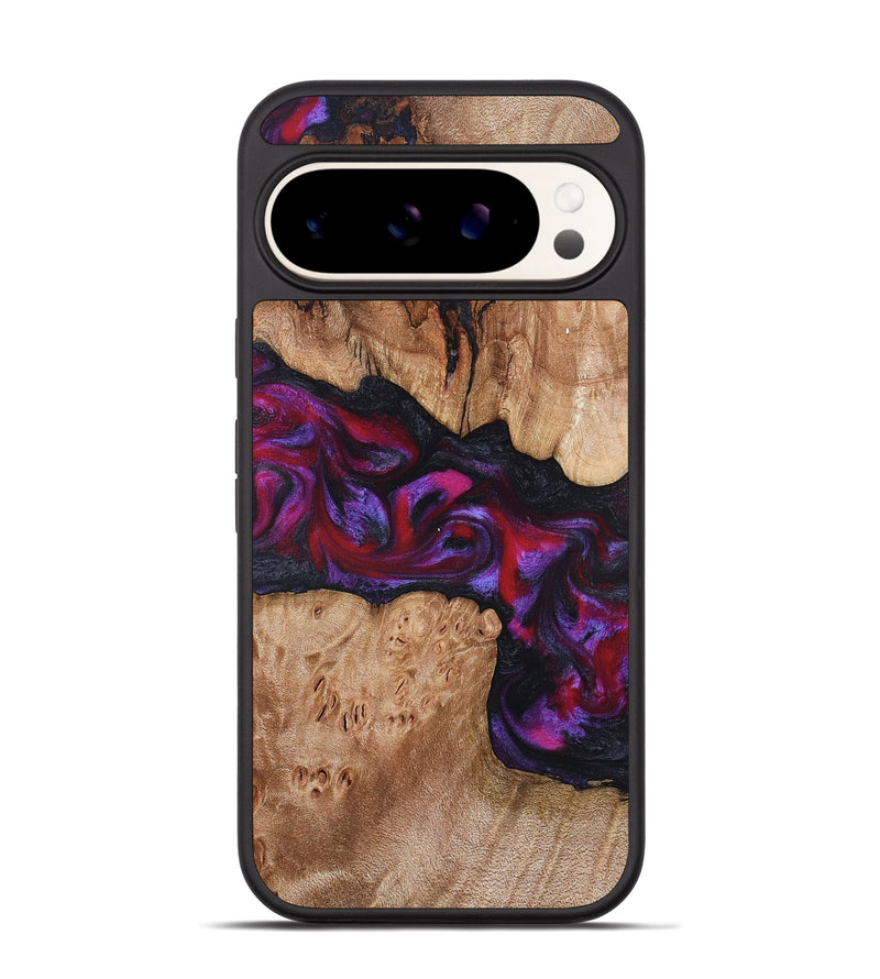 Pixel 9 Wood Phone Case - Beryl (Red, 822118)