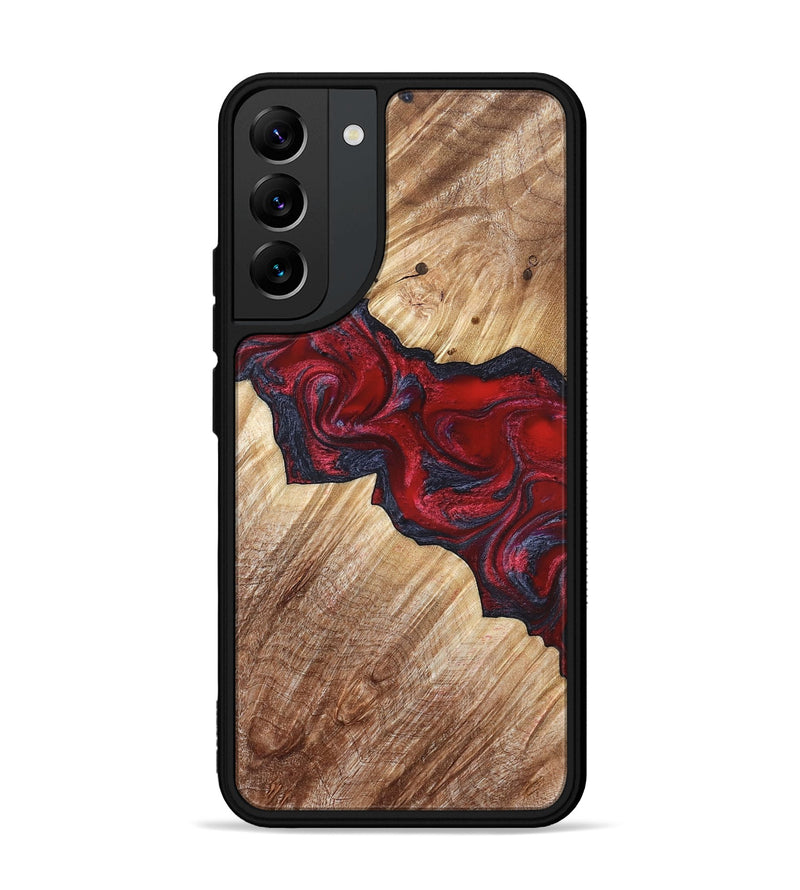 Galaxy S22 Plus Wood Phone Case - Leola (Red, 822119)