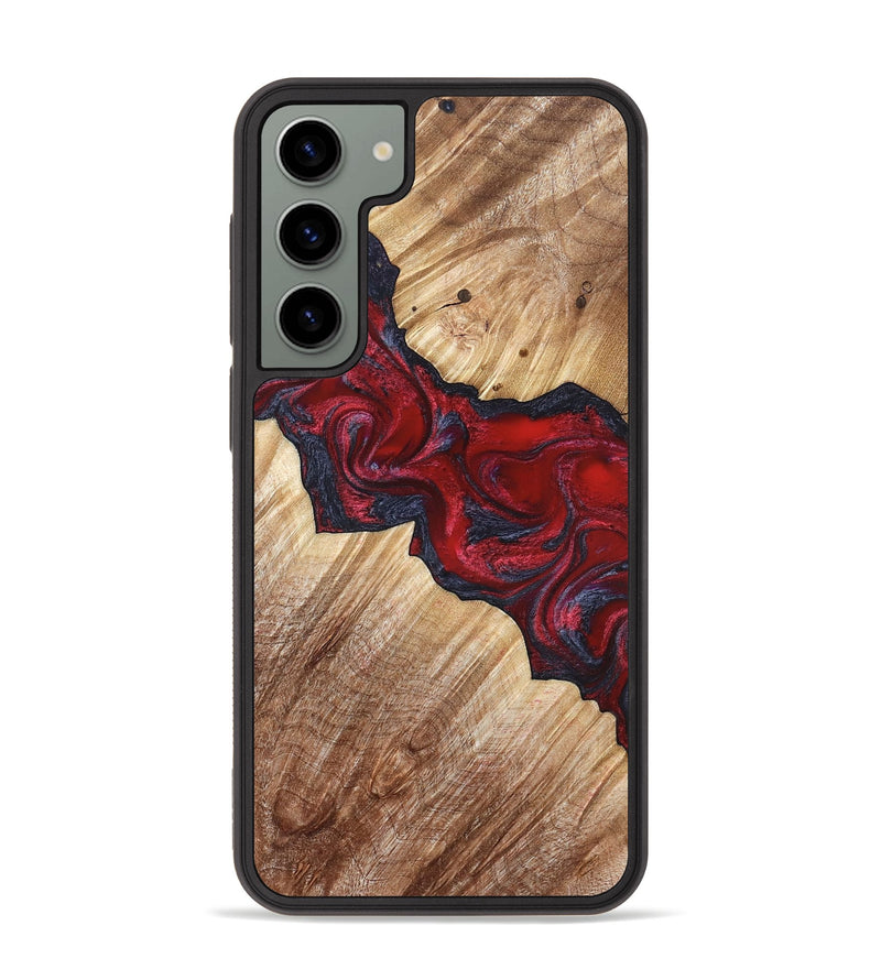 Galaxy S23 Plus Wood Phone Case - Leola (Red, 822119)
