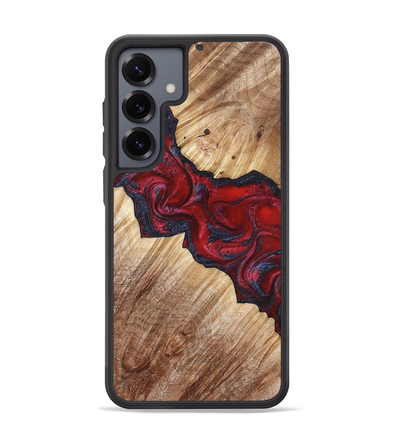 Galaxy S25 Plus Wood Phone Case - Leola (Red, 822119)