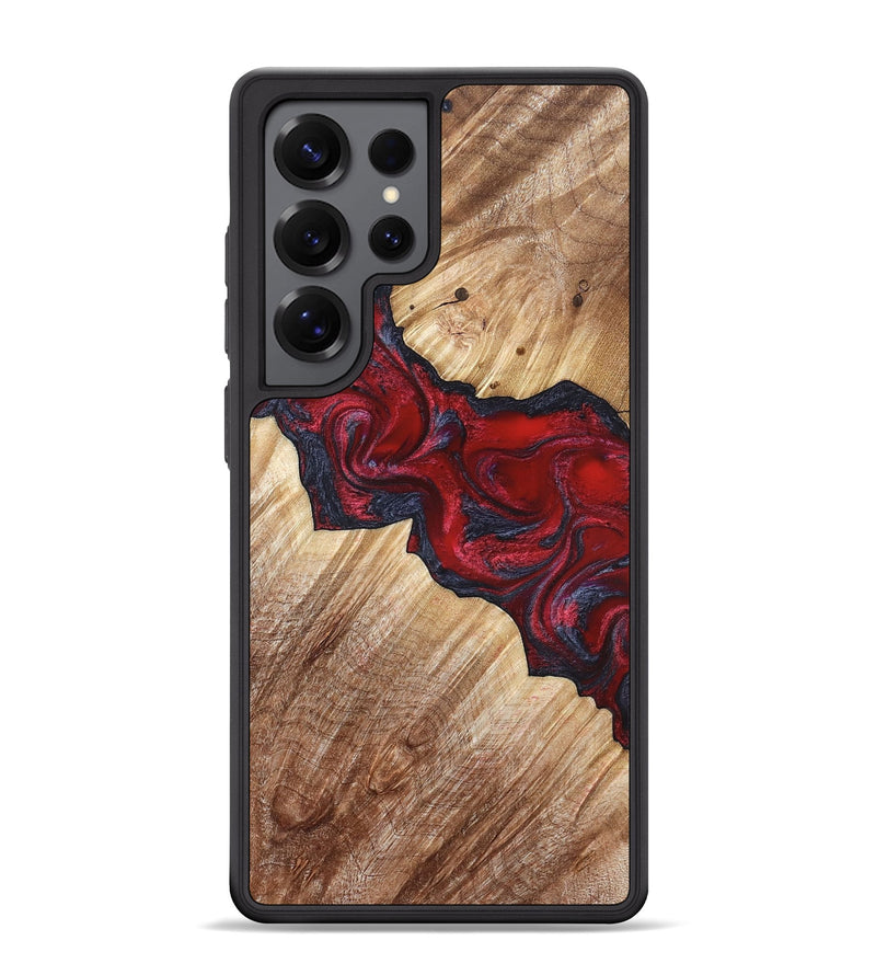 Galaxy S25 Ultra Wood Phone Case - Leola (Red, 822119)