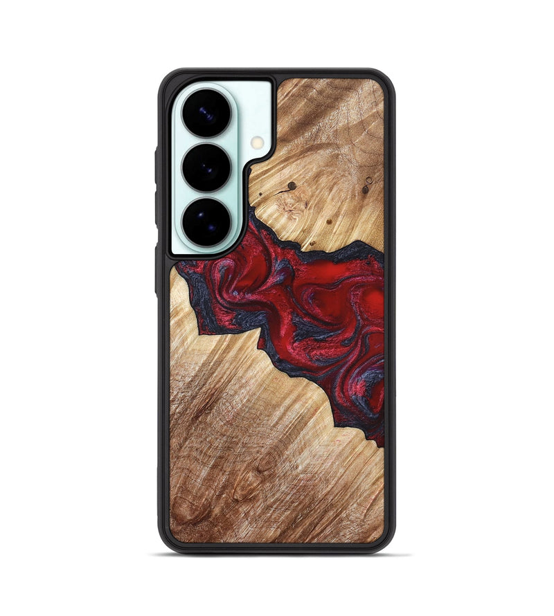 Galaxy S26 Wood Phone Case - Leola (Red, 822119)
