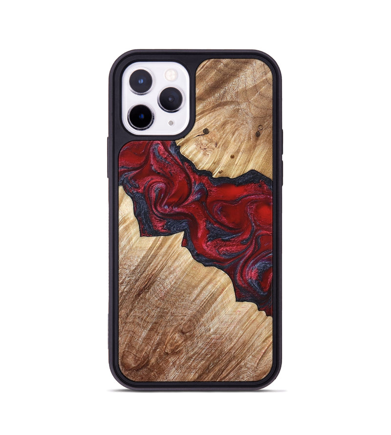 iPhone 11 Pro Wood Phone Case - Leola (Red, 822119)