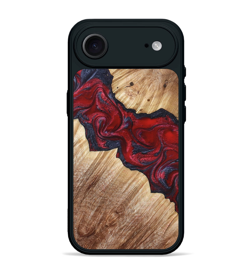 iPhone 17 Air Wood Phone Case - Leola (Red, 822119)