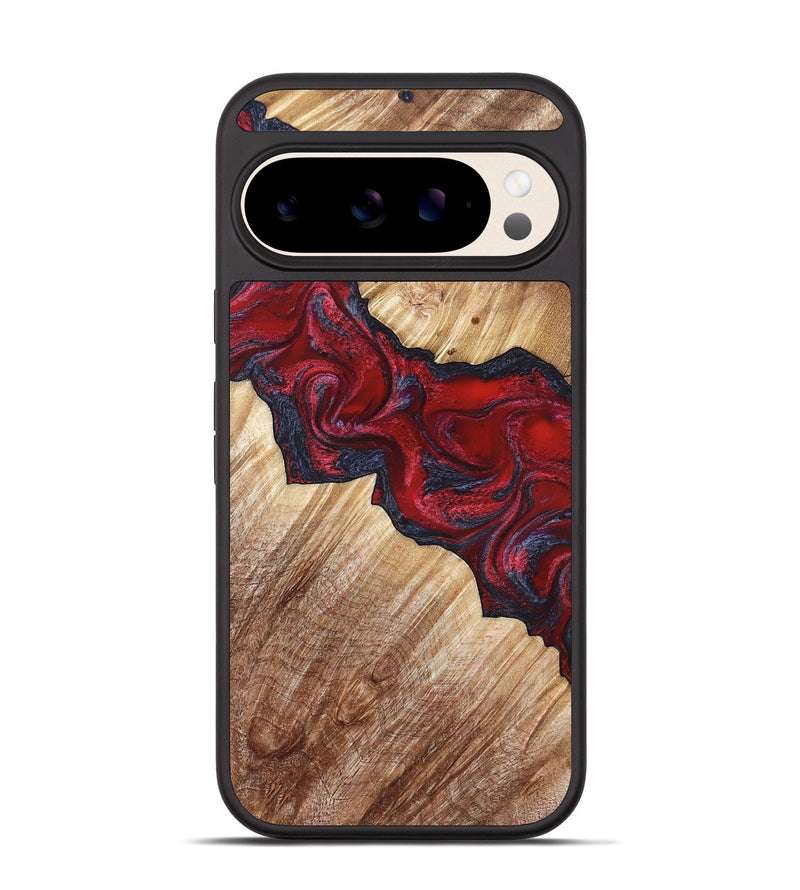 Pixel 10 Wood Phone Case - Leola (Red, 822119)