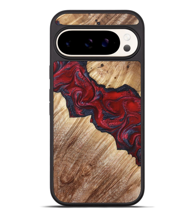Pixel 9 Pro XL Wood Phone Case - Leola (Red, 822119)