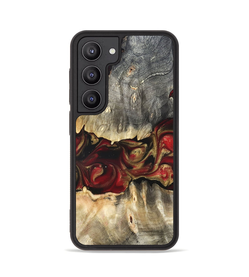 Galaxy S23 Wood Phone Case - Lennie (Red, 822120)