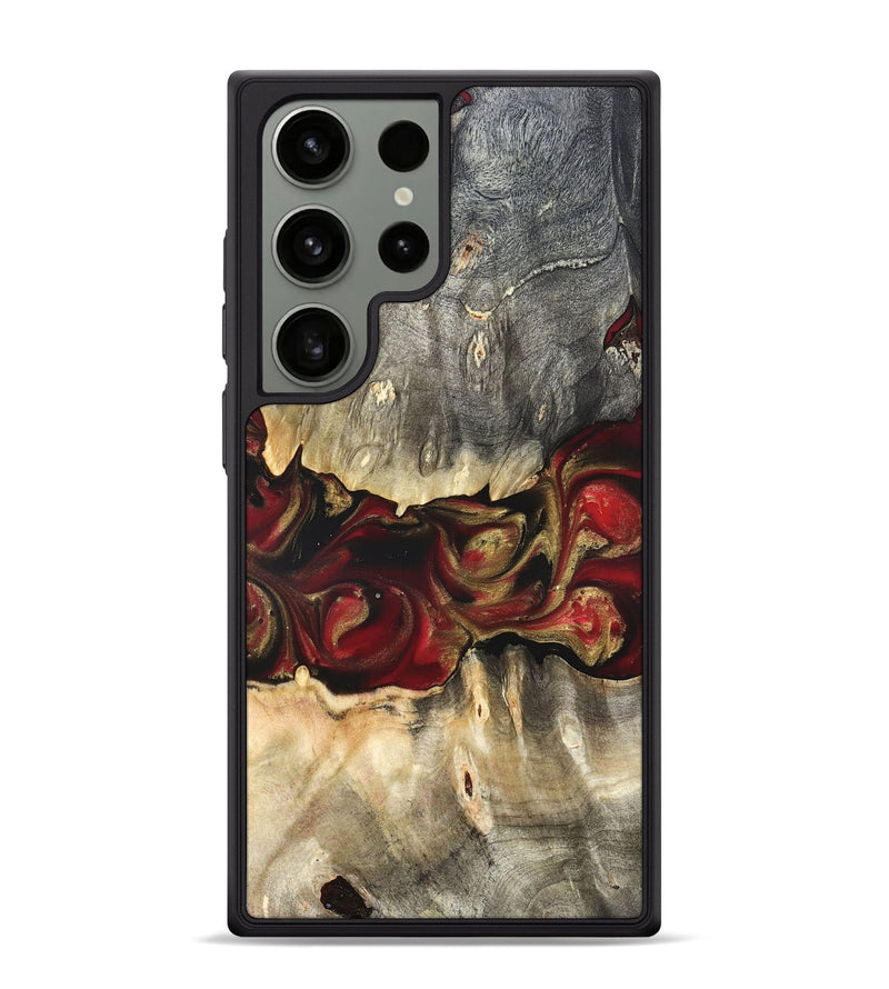 Galaxy S24 Ultra Wood Phone Case - Lennie (Red, 822120)