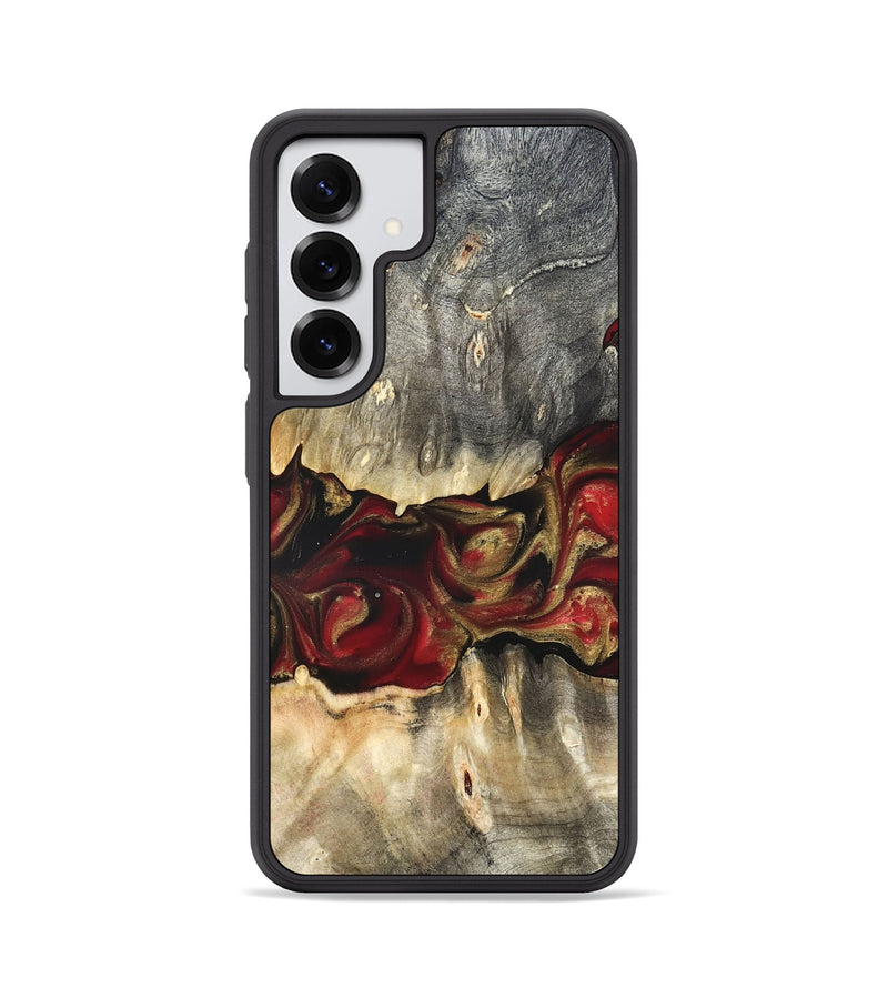 Galaxy S25 Wood Phone Case - Lennie (Red, 822120)