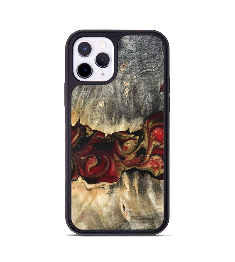 iPhone 11 Pro Wood Phone Case - Lennie (Red, 822120)