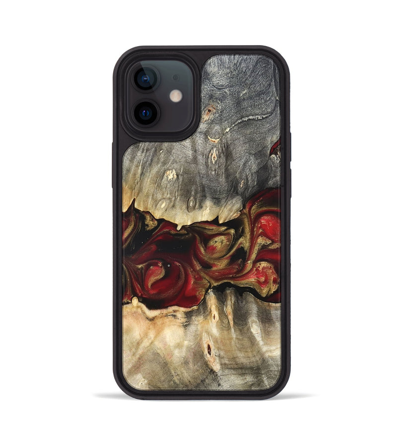 iPhone 12 Wood Phone Case - Lennie (Red, 822120)