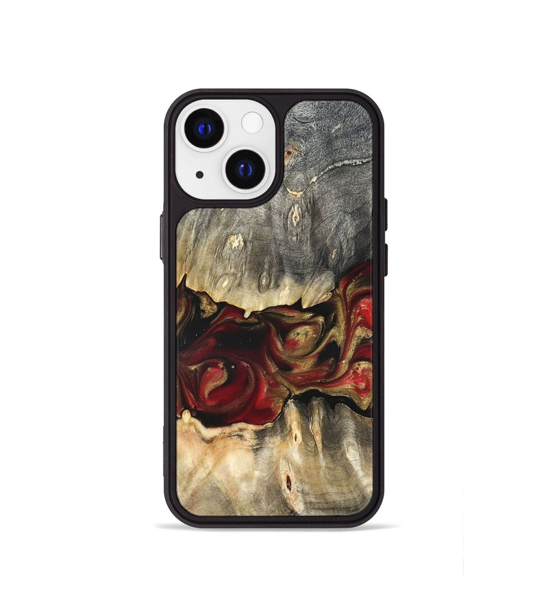 iPhone 13 mini Wood Phone Case - Lennie (Red, 822120)