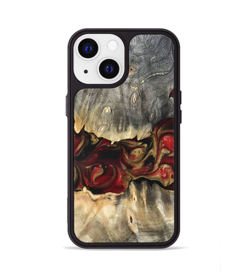 iPhone 13 Wood Phone Case - Lennie (Red, 822120)