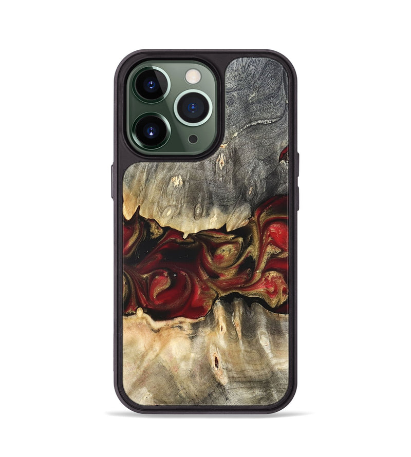 iPhone 13 Pro Wood Phone Case - Lennie (Red, 822120)
