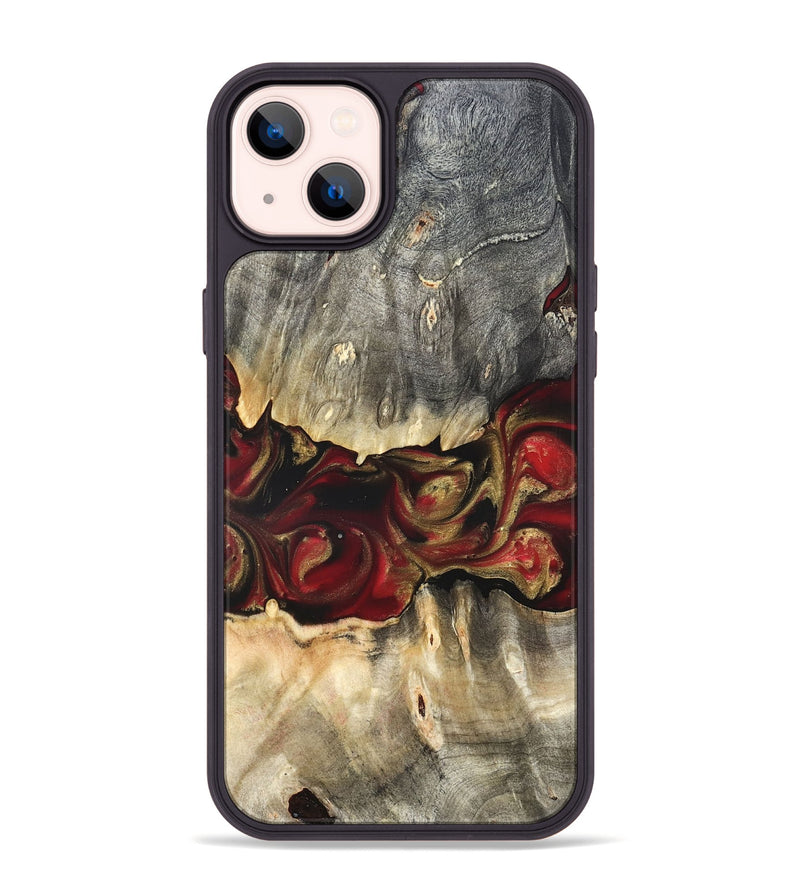 iPhone 14 Plus Wood Phone Case - Lennie (Red, 822120)