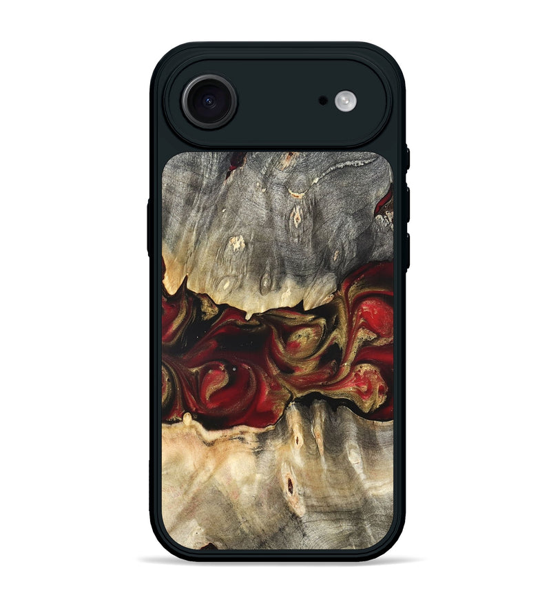 iPhone 17 Air Wood Phone Case - Lennie (Red, 822120)