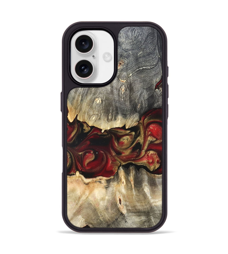 iPhone 17 Wood Phone Case - Lennie (Red, 822120)