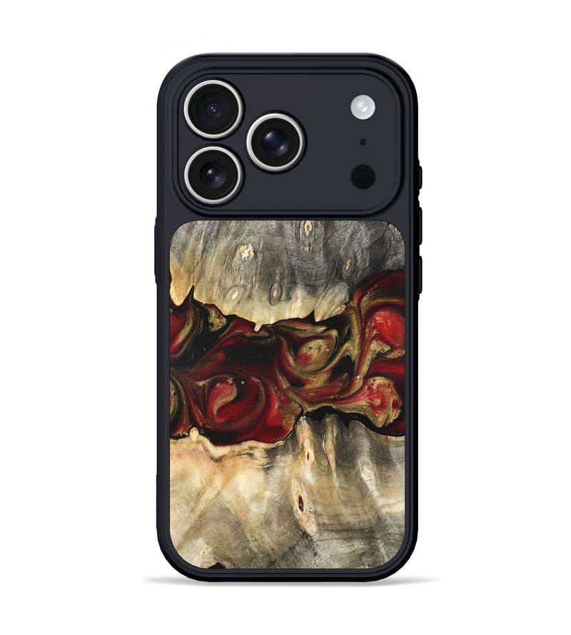 iPhone 17 Pro Wood Phone Case - Lennie (Red, 822120)