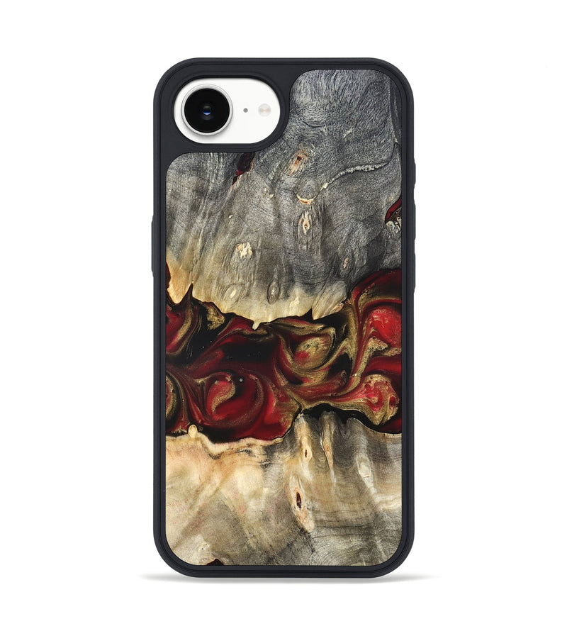 iPhone 17e Wood Phone Case - Lennie (Red, 822120)