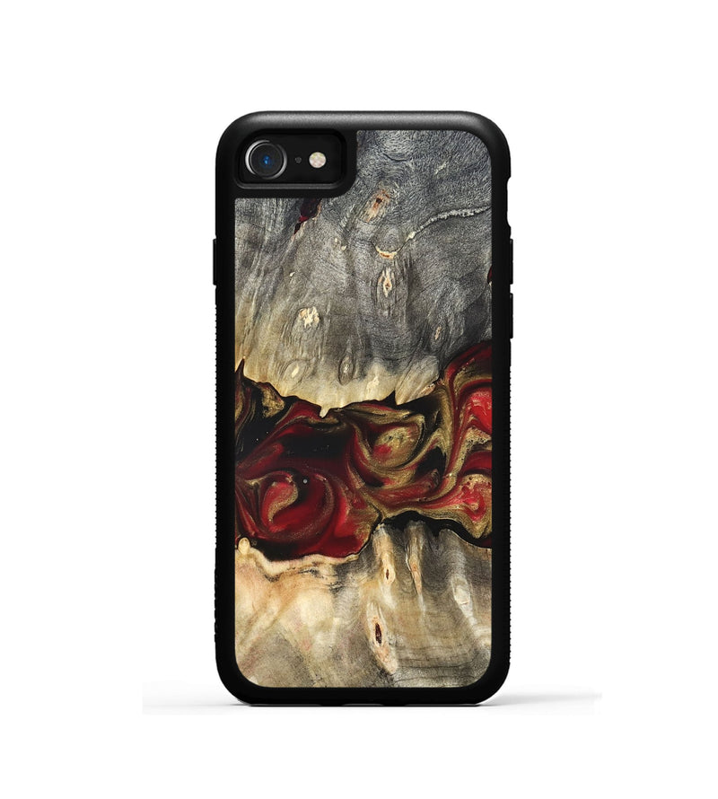 iPhone SE Wood Phone Case - Lennie (Red, 822120)
